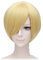 Anime Einteiler Sanji Cosplay Perücke Blond Glatt Kurz Reben Sanji Kunsthaar Halloween Kostüm Perücken für Erwachsene Tb Als