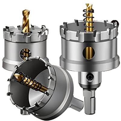 1pc Punta per sega a tazza Carburo in lega di acciaio al cobalto Taglierina Acciaio inossidabile Taglio del legno Ferro Punta per trapano in metallo Punta per trapano in metallo,120mm