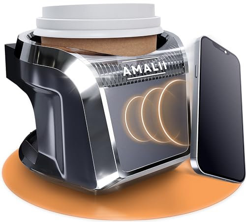 AMALII® Getränkehalter Auto - magnetischer Handyhalter - Becherhalter Auto - Antirutschmatte für sicheren Halt der Getränke