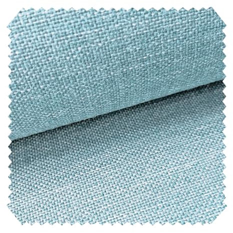 novely® SORAYA SUN CONTROL B04 UV++ - Sanitized® Olefin Outdoor-Stoff - Wetterfester Möbelstoff - Mélange Polsterstoff - Pflegeleichte Meterware 1 lfm | Farbe: 31 Pastellblau