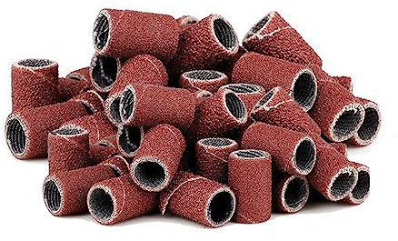 JeoPoom 100 Pcs Bandas De Lijado De Uñas, Bandas De Lijado De Uñas para El Taladro De Uñas para Torno De Uñas Taladro Máquina Lima De Uñas Eléctrica