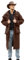 RESISTANCE Premium Breathable Brown Long western Cotton Oilskin Cowboy Duster Coat for Men