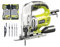 Confezione seghetto alternativo RYOBI RJS850KA5 - 600W - 85mm - set di 5 lame - confezione da 20 lame - legno - metallo