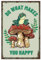SUPERDANT Blechschild Frosch Pilz Metallschild Inspirierende Zitate Do What Makes You Happy Retro Blechschilder Metallschilder Dekoration Für Bars Cafés Kneipen Schlafzimmer