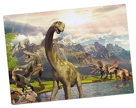 Tischset | Platzset abwaschbar – Dinosaurier – 44 x 32 cm – aus hochwertigem Vinyl