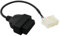YINETTECH 12 Pin Auto OBD2 Anschlusskabel OBD2 Diagnosegerät Anschlusskabel OBD2 Steckerbaum OBD2 Adapterkabel Kompatibel mit Tesla Model X Model S
