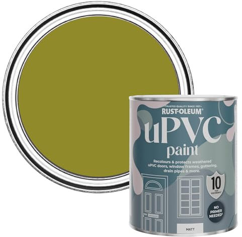 Rust-Oleum Green uPVC Door and Window Paint In Matt Finish - Pickled Olive 750ml