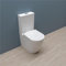 Bathroom Rimless Close Coupled Toilet Pan Cistern Soft Close Seat WC