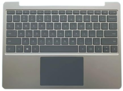Teclado Touchpad de repuesto para Microsoft Surface Go 1943 Laptop 12.4 Touchpad Palmrest Teclado (Plata)