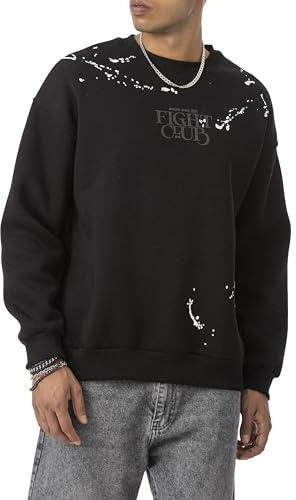Redbridge - Spruce Herren Graphic Paint Spritzer Gedruckt Pullover
