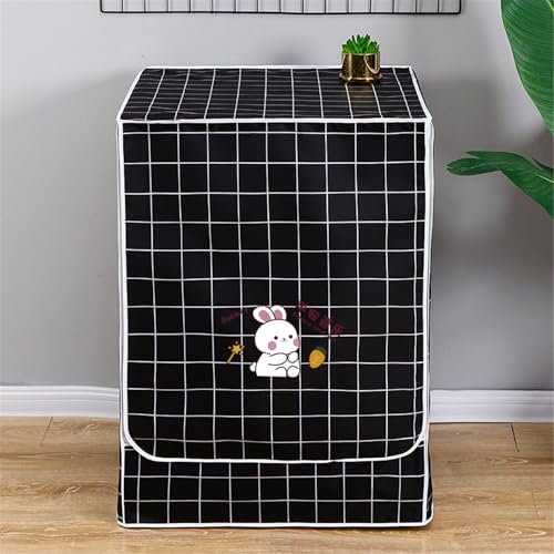 BAMFY Cubierta Lavadora Portátil Funda Lavadora Exterior Impermeable Carga Frontal Fundas Para Lavadora Y Secadora Para La Parte Superior Muebles Funda Protectora(8-10kg,O)