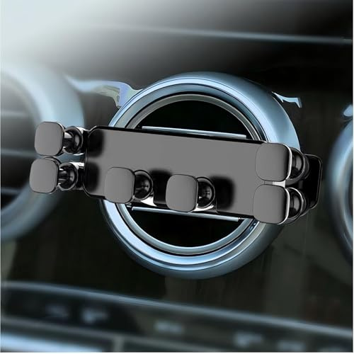 Handyhalterung Auto Runde Lüftung Mercedes-Benz AMG/GLA/GLB/GLC/GLE/GLS/GLK/smart 451 453 Mini-Cooper FIAT 500 Ibiza (MINI)