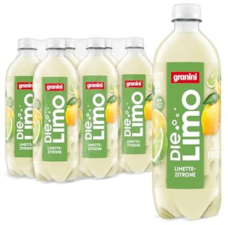 Die Limo von granini Limette-Zitrone (6x 0,5l), natürlich erfrischend, mit Geschmack aus echten Früchten, ohne Konservierungsstoffe, vegan