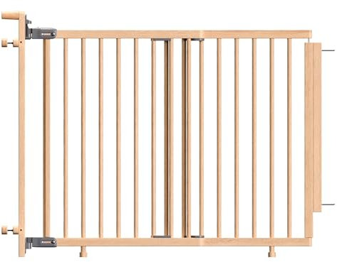 DOLLE Treppenschutzgitter Kinderschutzgitter aus Buche 74,5 bis 114 cm