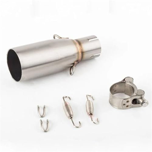 LYBH Tuyau D'échappement pour Moto pour Piaggio Beverly X10 MP3 125 250 300 250LT 300L, 51 Mm, Raccord Intermédiaire, Adaptateur, Tube De Réglage. Silencieux d'échappement