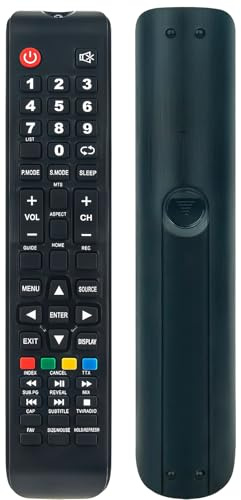 AULCMEET Mando a Distancia de Repuesto Apto para INFINITON Manta TV INTV-40LA583 INTV-40MA700 INTV-55LU1980 INTV-50LU1900 INTV-50LU1800 INTV-43MU1290 INTV-24MA380 INTV-32MA383 INTV-65MU2000