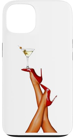 Aesthetic Coastal Cocktail Martini Girly Case for iPhone 13