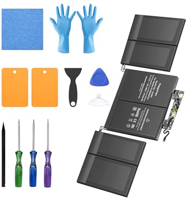 KayUren Replacement Battery for MacBook Pro A2251, 13-Inch, 2020 | Battery model: A1964, 11.41V 5100mAh 58.19Wh, up to 1000 cycles, 3 screwdrivers, tool kit, installation guide