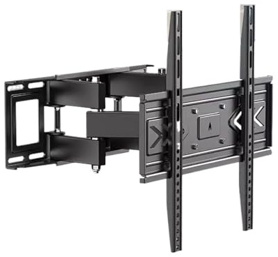 Soporte De Pared for TV, Apto for Televisores Planos Y Curvos De 40 A 80 Pulgadas, con Brazos Giratorios Dobles, Inclinación Y Rotación Extensibles