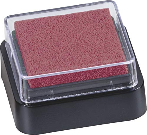 Baier & Schneider Stempelkissen Mini-Stempelkissen, getränkt, 3x3cm, rot