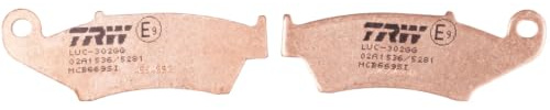 TRW MCB669SI Brake Pad Set Disc Brake Sinter Offroad Compatible for Kawasaki Motorcycles KXE 2010 - Front Axle and Other Vehicles