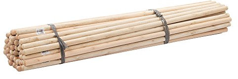 Silverline 479573 Manches à balais 1,2 m x 29 mm 50 pièces