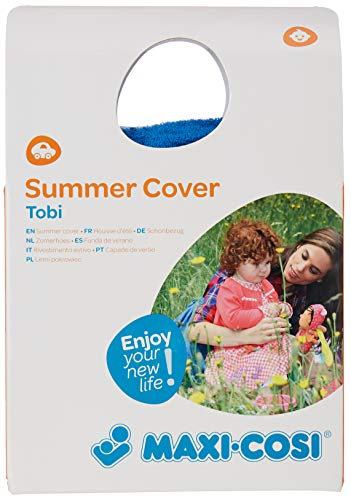 Maxi-Cosi Sommerbezug für Kindersitz Tobi, angenehm weich, komfortabel und Schweiß absorbierend, blue (blau)