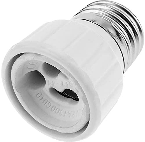 BeMatik - Lampensockel Adapter E27 auf GU10