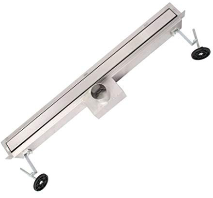 vanvilla Duschrinne 90cm DRW900 Wandablauf befliesbare od. Edelstahlblende