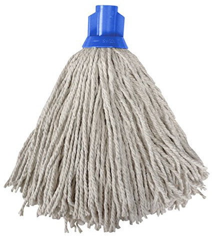 bar@drinkstuff Colour Coded Blue Socket Mop Head - Quality Yarn Mop Head for General Low Risk Areas