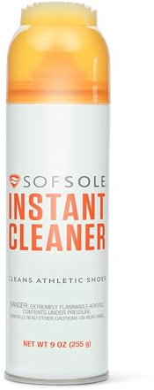 Sof Sole Instant Cleaner Foaming Stain Remover for Athletic Shoes, 9-Ounce