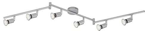 BRILONER - LED Deckenstrahler, Deckenleuchte, Deckenlampe, Spots, LED Strahler, Wohnzimmerlampe, Deckenbeleuchtung, Deckenlampe Wohnzimmer-Kinderzimmer-Schlafzimmer, schwenkbar