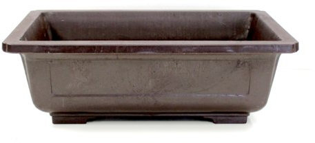 Rectangle Mica Bonsai Training Pot - Superior to Plastic - Won't Break from Freezing or Dropping Like Clay, Earthenware or Ceramic (Exterior Dimensions: 12 1/2 x 9 x 4)