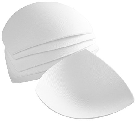 LUOEM - Abnehmbare BH-Pads - für Frauen - 3er-Pack, Weiß, Medium