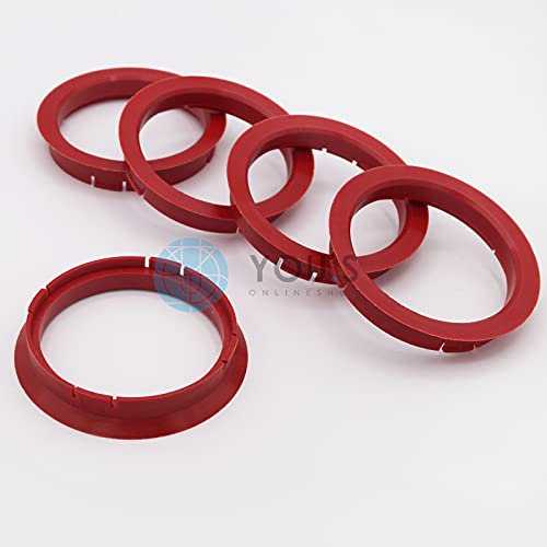 5 x ZENTRIERRINGE DISTANZRING für ALUFELGEN R17 72,5-64,1 mm Alloytec, ASA, ICW, RH Alurad, Smoor, X-Tra Wheels