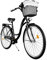 Milord. Komfort Fahrrad mit Korb, Hollandrad, Damenfahrrad, 3-Gang, Schwarz, 28 Zoll