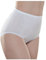 EMMEBIVI Confezione da 3 Mutandina Donna Classico in 100% Cotone Filo di Scozia Costina 1:1 Colore Bianco. Capo in Cotone Realizzato Secondo Standard qualitativi dal 1995 Certificato di tracciabilità
