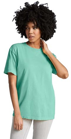 Comfort Colors Herren Heavyweight Short Sleeve Tee, Style G1717/G1745 T-Shirt, Island Reef (1er Pack), L