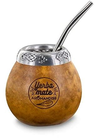 Aromandise Kalebasse und Bombilla für Mate
