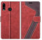 MOBESV Coque pour ASUS Zenfone 5 ZE620KL, Housse en Cuir Magnétique Fonction Stand Étui pour ASUS Zenfone 5 ZE620KL / 5Z ZS620KL, Rouge