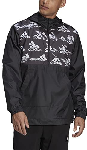 adidas Coupe-vent Essentials BRANDLOVE avec demi-fermeture clair pour femme, M/M, 2021-05-28T00:00:00.000Z