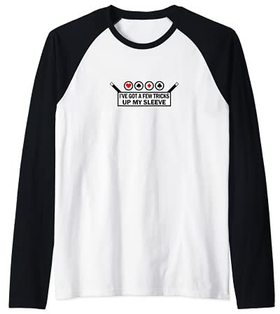 Got A Few Tricks Up My Sleeve - Magic Wand Card Trick Party Raglan
