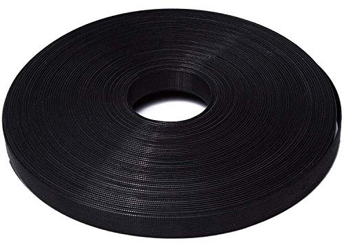 GUGULUZA Polyester-Fischbein 45,7 m/Korsettstab zum Nähen von Hochzeitskleider-Korsetts 6/8 / 12/15 mm (Schwarz - 12mm)