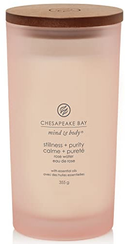 Yankee Candle PT40895E Chesapeake Bay Candela grande Tumbler Stillness + Purity per aromaterapia