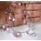 LKBEADS 1 Strand Natural Pink Amethyst Pear Shaped Faceted Briolettes 8x11mm 6 Long