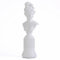 Marimor Skulpturn deko modern - deko skulptur - dekoartikel - statuen deko - Statue für Wohnzimmer, Schlafzimmer, Büro, Home, Hotel, Schreibtisch, zuhause. (Weiß)