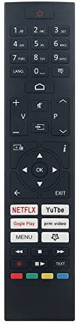 AULCMEET RC45157 Sostituzione Telecomando adatto per JVC Smart Android LED OLED TV LT-43VAF3055 LT-39VAH3055