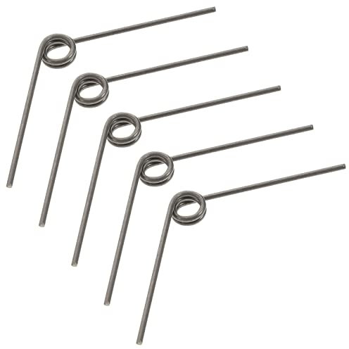 Eivdru 5 Stücke Ersatzfeder Für Astschere Universelle Astfedern Trimmfeder V-Förmige Astschere Ersatzfedern Für Gartenscheren(Schwarz,10X5CM)
