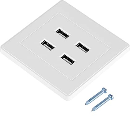 4 USB-Anschlüsse DC 5 V Home Office Elektrische Wandsteckdose Ladegerät Steckdose Für Elektronische Geräte Smartphone Kamera (110~250 V)