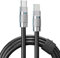 STATIK TsumoCharge iProduct to USB C Fast Charger Cable, Heavy Duty Unbreakable Silicone 27W, USBC Type C Fast Charging, 6FT/2M Black